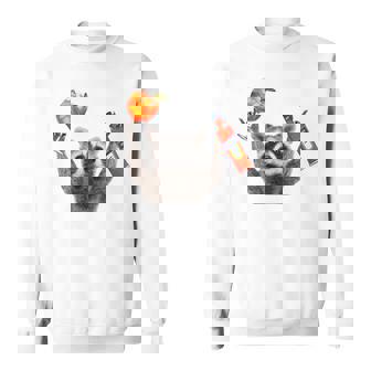Club Of The Aperolics Raccoon Meme Racoon X Pedro Spritz Sweatshirt - Geschenkecke