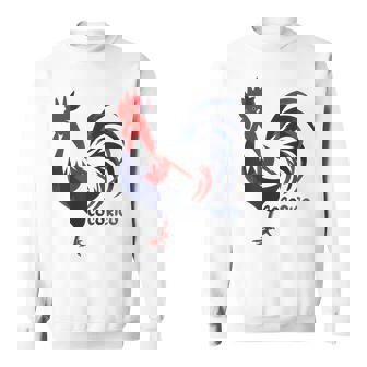 Cocorico Coq Symbole Français Patriote Fierté France Sweater e - Cadeauxyz