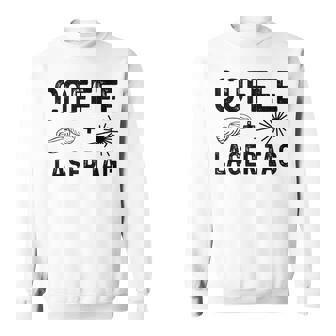Coffee Graphic Lasertag Player Lasertag Phaser Lasergame Tank Top Sweatshirt - Monsterry