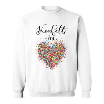 Confetti In The Heart Carnival Blue Sweatshirt - Geschenkecke