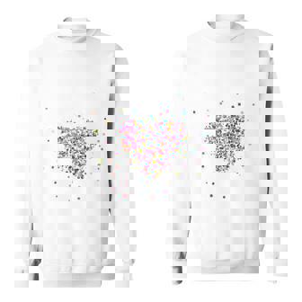 Confetti In Heart Carnival Confetti Costume Outfit Sweatshirt - Geschenkecke