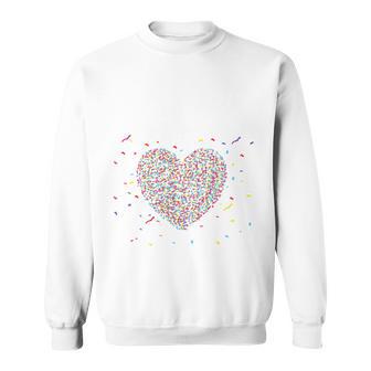 Confetti In The Heart Fancy Dress Carnival Confetti Costume Outfit Sweatshirt - Geschenkecke