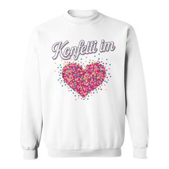 Confetti In The Heart Fancy Dress Carnival Confetti Costume Sweatshirt - Geschenkecke