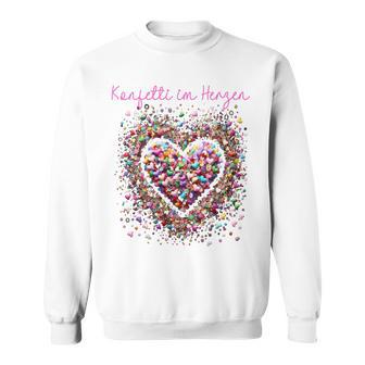 Confetti In The Heart Long-Sleeved Sweatshirt - Geschenkecke