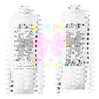 Coquette Bow Pencil Test Day You Got This Teachers Testing Sweatshirt | Seseable CA