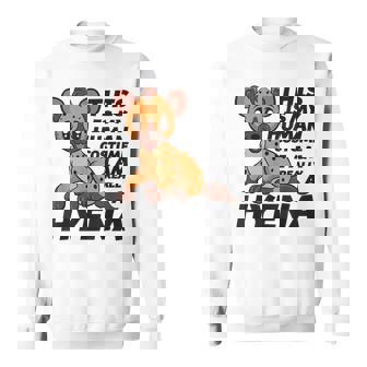 Costume De Hyène C'est Mon Costume Humain Je Suisraiment Une Hyène Sweater e - Cadeauxyz
