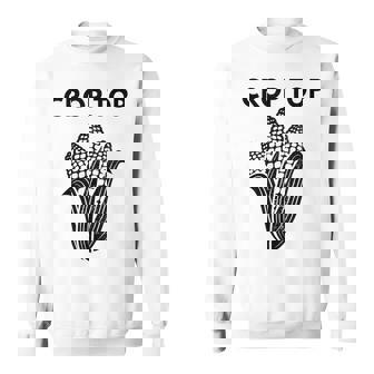 Crop Top Vegetable Farming Vegetarian Farmer Sweatshirt - Monsterry
