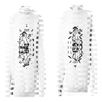 Crown The Empire Sacred Geometry Gothic Symbols Sweatshirt - Monsterry
