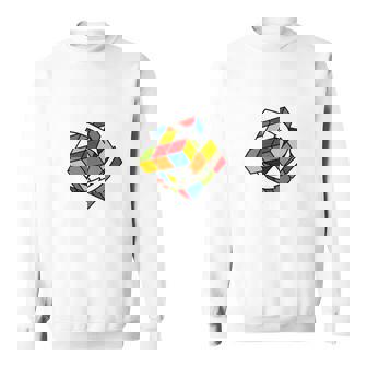 Cubo Rubik Cube Magic Cubo Retro Rubiintage Nerd Manga Larga Camisa de entrenamiento - Regaloses