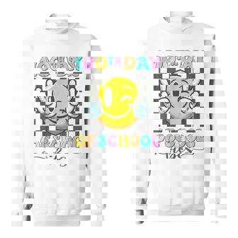 Cute 100Th Day Of School Vibes Smile For Teachers 100 Days Sweatshirt - Thegiftio
