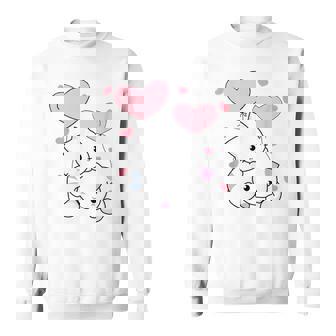 Cute Kitty Pile Anime Neko Kawaii Cat Sweatshirt - Monsterry
