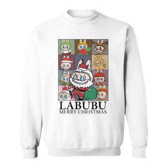 Cute Labubu Merry Christmas Era Labubu Birthday Sweatshirt - Monsterry
