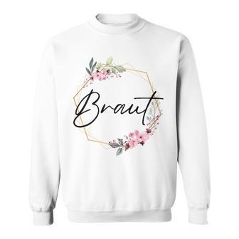 Damen Braut Bride Junggesellenabschied Dezent Herz Jga Bride To Be Sweatshirt - Geschenkecke