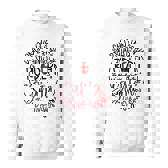 Dance Like Frosty Shine Rudolph Give Santa Love Jesus Sweatshirt - Monsterry