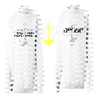 Deck Hand AKA Lead Deckhand Yacht Crew Sweatshirt - Monsterry