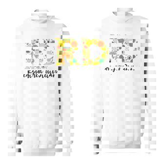 Dietitian RD Healthy Food Nutritionist Registered Dietitian Sweatshirt - Monsterry
