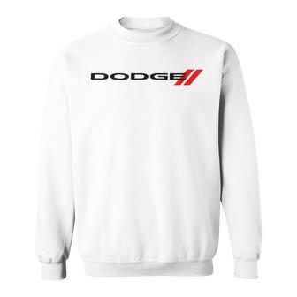 Dodge Wordmark Logo Gray Sweatshirt - Geschenkecke