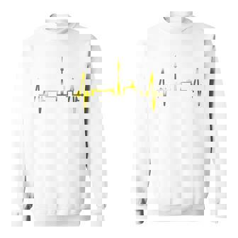 Dortmund Herzschlag Skyline Puls Ruhrpott Stadion Dortmund Sweatshirt - Seseable