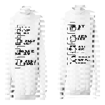Eat Sleep Save Repeat Ambulancia Conductor Primeros Auxilios Rescate Regalo Camisa de entrenamiento - Regaloses