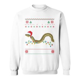 Eel I Want For Christmas I Angler Ugly Christmas Sweater Sweatshirt - Geschenkecke