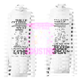 Enfant Jeais Être Cousine Licorne Annonce Future Cousine 2025 Sweater e - Cadeauxyz