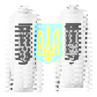 Escudo De Armas De Ucrania Ucrania Tryzub Ucrania Trident Manga Larga Camisa de entrenamiento - Regaloses