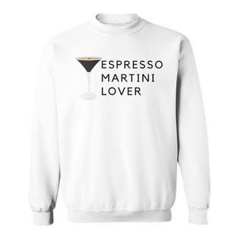 Espresso Martini Lover Statement Sweatshirt - Geschenkecke