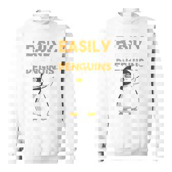 Facilement Distrait Par Les Pingouins Drôles De Dabbing Dab Danse Mignon Sweater e - Cadeauxyz