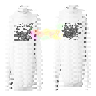 Farmers Market Vibes My Crop Top Farm Vegetable Garden Tank Top Sweatshirt - Monsterry