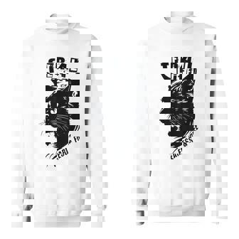 Feral Cats Cat Rescue Cute Foster Mom Kittens Adopt Cats TNR Sweatshirt - Monsterry