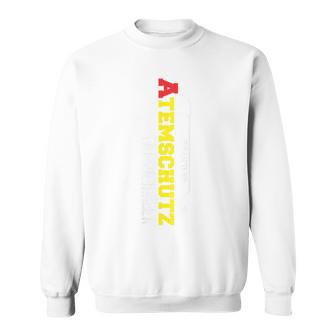 Fire Brigade Respirator Equipment Bearer Back Print Sweatshirt - Geschenkecke