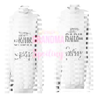 First Time Grandma Let The Spoiling Begin 1st Grandmother Sweatshirt - Monsterry