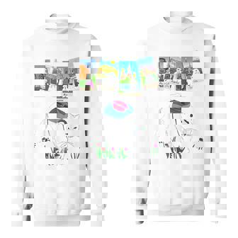 Fluffy The Cat Travels In Turin Moscow Los Angeles Paris Sweatshirt - Monsterry