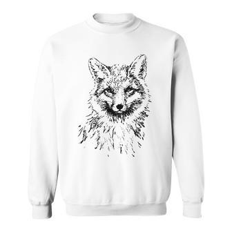 Fox Lovers Fox Motif Animals Gray Sweatshirt - Geschenkecke