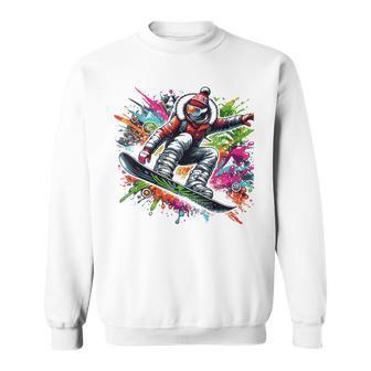 Costume Top Winter Sports Snowboarder Apres Ski Party Sweatshirt - Geschenkecke