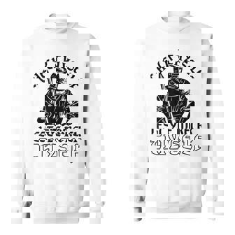 Medieval Knight Renaissance Fair Faire Check Thyself Sweatshirt - Thegiftio