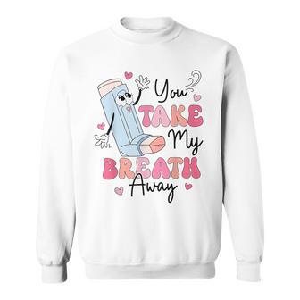 Respiratory Valentines Day Rt Lung Squad Valentine Day Sweatshirt - Thegiftio UK