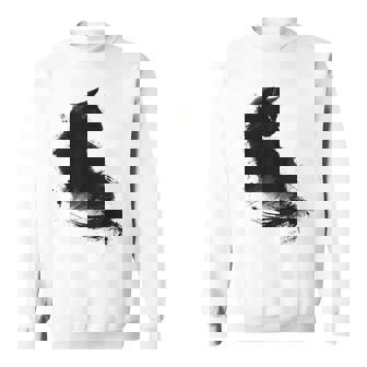 Gato Abstracto Motivo Dibujo Arte Animal Gato Camisa de entrenamiento - Regaloses