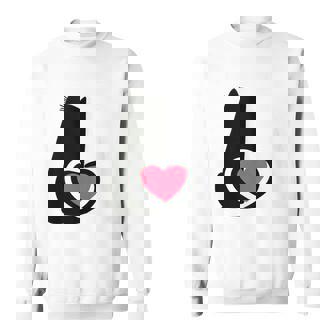 Gato Gatos Mascotas Mascotas Corazón Sanalentín Gatito Sin Mangas Camisa de entrenamiento - Regaloses