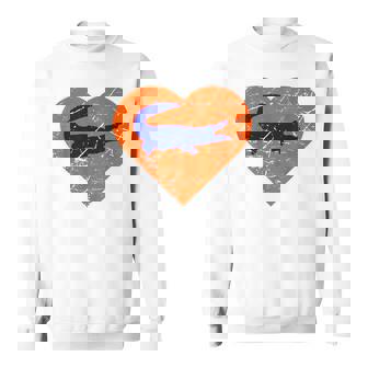 Gators In Heart I Love Gators Sweatshirt - Monsterry