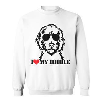 Goldendoodle I Love My Doodle Labradoodle Golden Doodle Dog Sweatshirt - Geschenkecke