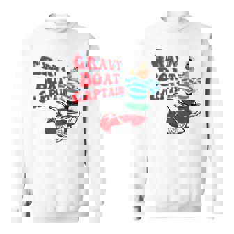 Gravy Boat Captain Thanksgiving Costume Premium Sweatshirt - Monsterry
