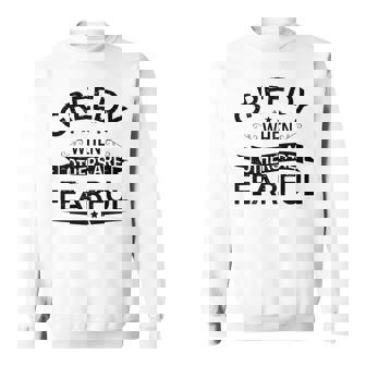 Greedy When Others Are Fearful FIRE Movement Premium Sweatshirt - Monsterry