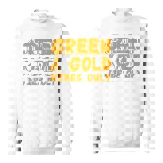 Green And Gold Game Day Groupe Pour Le High School Football Sweater e - Cadeauxyz