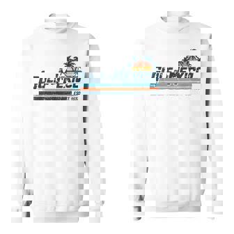 Gulf Of Mexico Est 1550 Retro Beach Sweatshirt - Seseable