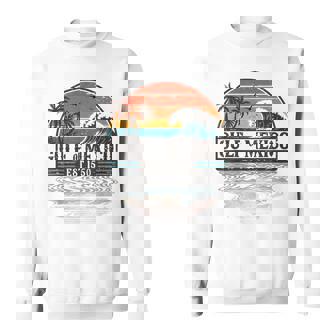 Gulf Of Mexico Forever Retro Vintage Beach Sweatshirt - Seseable