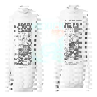 Gulf Of Mexico Golfo De México 1550 Retro Vintage Beach Sweatshirt - Monsterry