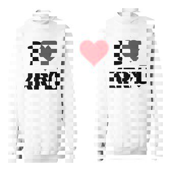 I Heart Kiryu Japan Love Souvenir Japonais Sweater e - Cadeauxyz