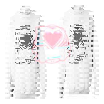 I Heart Yapping Talkative Sweatshirt - Monsterry