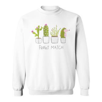 Hedgehog Hedgehog Perfect Match Cacti Sweatshirt - Geschenkecke